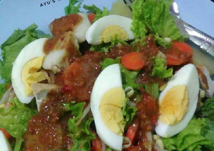 Cara mudah Menyiapkan Gado-gado homemade, Menggugah Selera