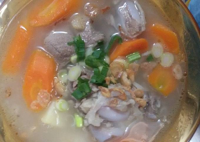 Sop kambing bening