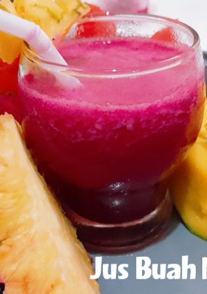 Foto resep Jus Buah Naga Nanas