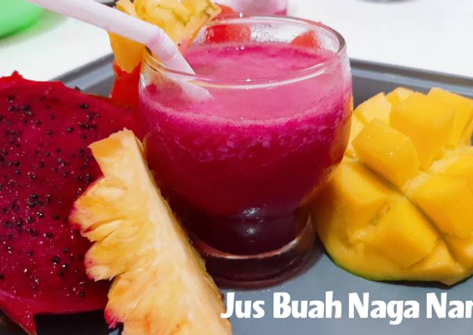 Resep Jus Buah Naga Nanas Oleh Revia Cookpad 2508