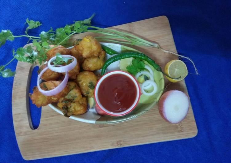 Recipe of Any-night-of-the-week Corn Pakoda