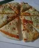 Pizzas express de harina leudante Sin horno