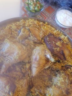 صورة لوصفة مقلوبة دجاج