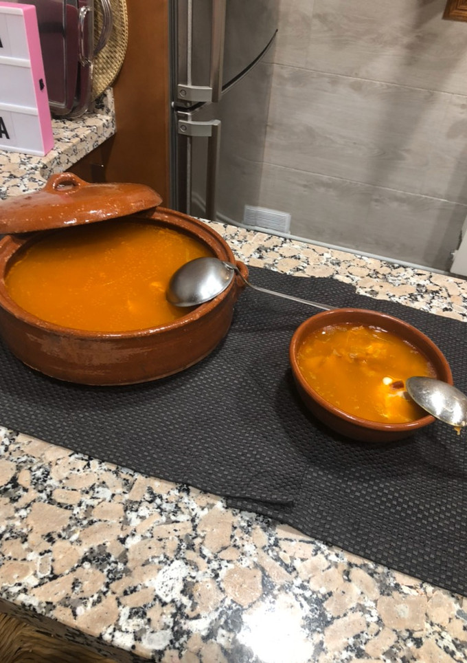 Una foto de Sopa castellana o de ajo