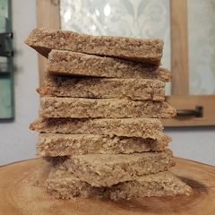 A picture of Keto "granola" bars.