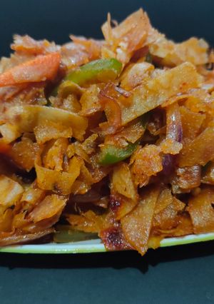 A picture of Chatpata Rotli Noodles.