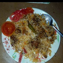 Beef biryani A picture of Beef biryani.