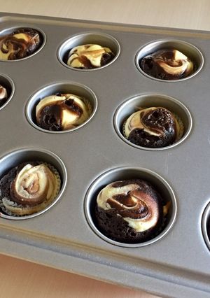 Foto resep Brownie Cheesecake Muffins