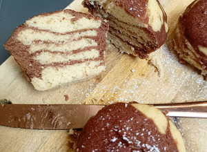 Foto di Muffins zebrati cottura in padella a vapore