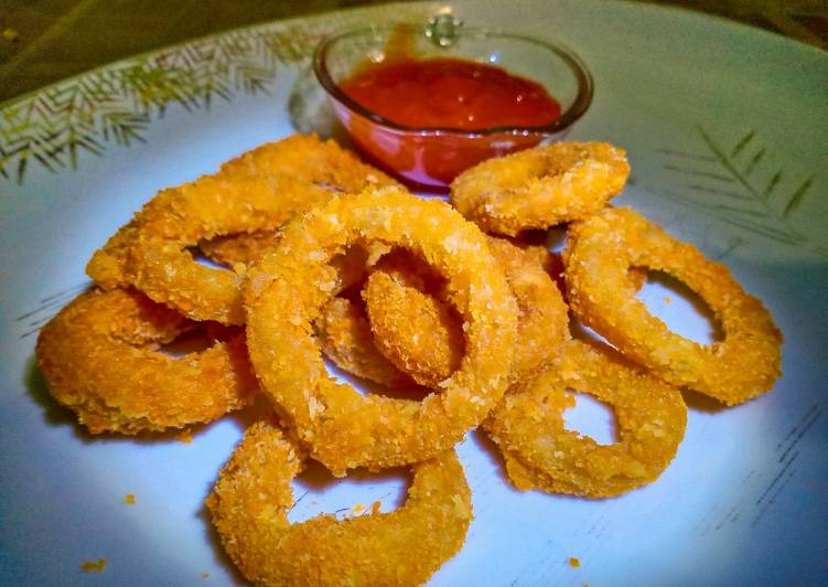 Resep Onion Rings crispy, Bisa Manjain Lidah