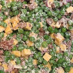 Pea Salad with Bacon A picture of Pea Salad with Bacon.