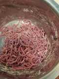 Mie buah bit / beet