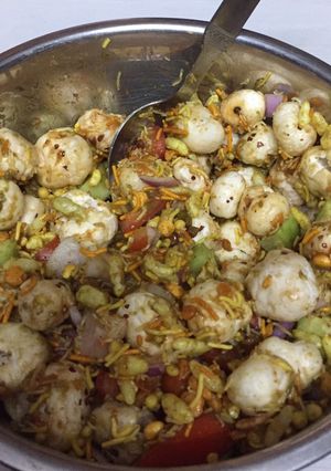 A picture of Healthy makhna chaatHealthy And tasty.
