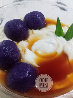 Foto resep Bubur Sumsum & Candil Ubi ungu