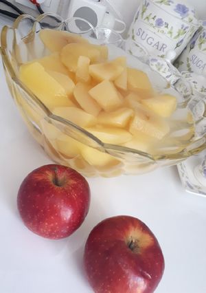 عکسی از دستور کمپوت سیب