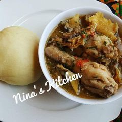 A picture of Nsala soup.