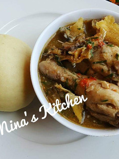 A picture of Nsala soup.