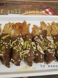 Foto resep Beef roll enoki
