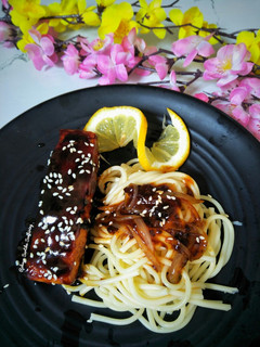 Foto resep Salmon Teriyaki