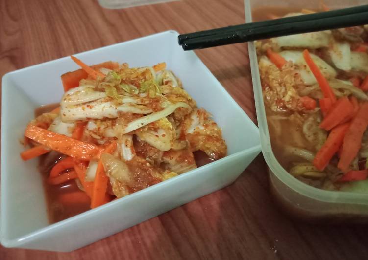 makanan Kimchi Sederhana Jadi, mengenyangkan