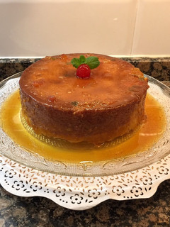 Una foto de Pudín de pan dulce a las 3 leches, sin gluten, sin horno