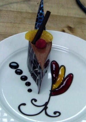 A picture of Fast simple chocolate mousse.