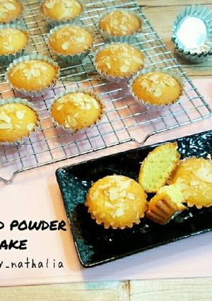 Foto resep Almond powder cake (no mixer)
