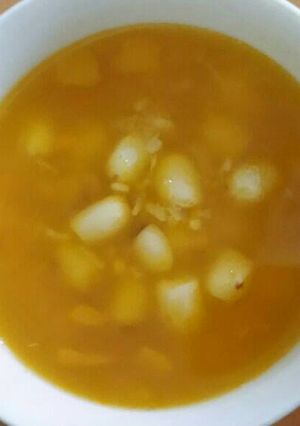 Hình của món Chè bí đỏ hạt sen.