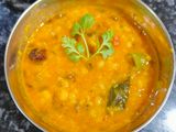 Dal Fry with leftover dal