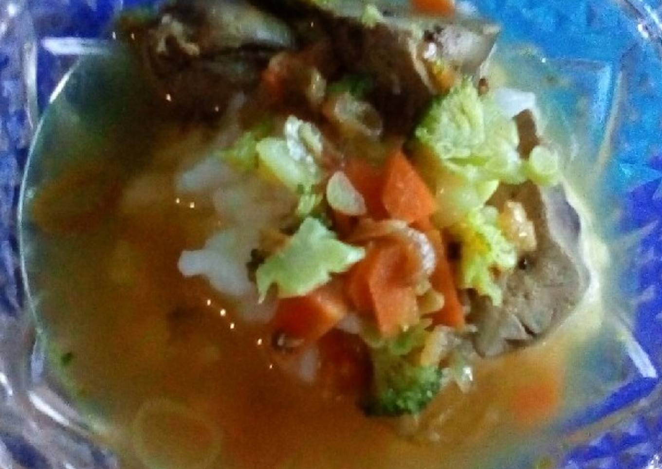 Mpasi soto hati ayam