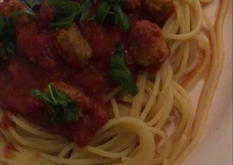 Recipe of Ultimate Lily’s really easy Meatball Pasta