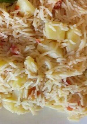 A picture of Pilau njeri.