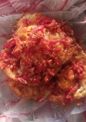 Foto resep Sambal telor ceplok