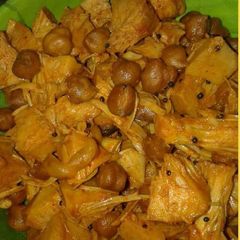 Jackftuit, chana bhaji A picture of Jackftuit, chana bhaji.