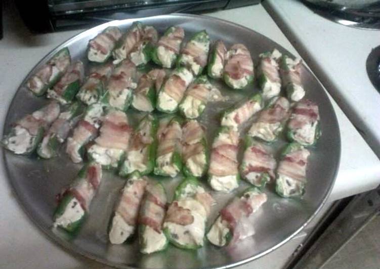 Recipe of Quick jalepeno pepper poppers