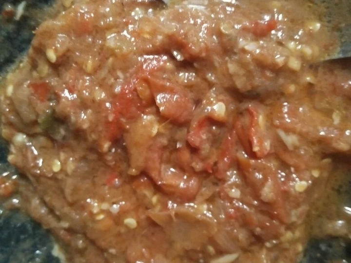 Langkah Gampang Membikin Resep Sambal terasi goreng yang Uenak Anti Ribet, Uenak Banget