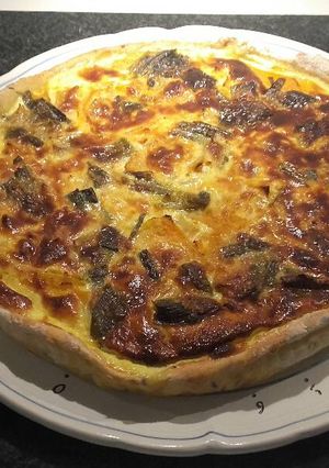 Une photo de Quiche à la courge butternut