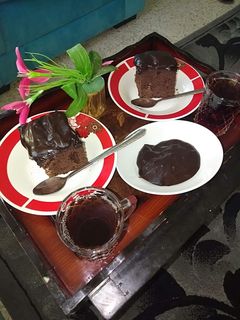 صورة لوصفة كيكة الشوكولاته