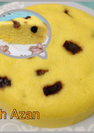 Foto resep Bolu jagung kismis kurma kukus