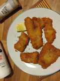 Breaded fish fillets