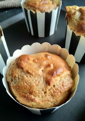 Une photo de Petits Gâteaux crème de marron et pomme