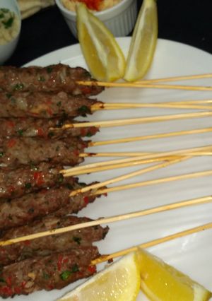 Una foto de Kebabs de cordero