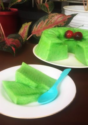 Foto resep Puding Lumut tape ketan ijo