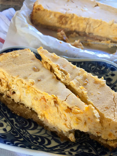 A picture of Keto Pumpkin Cheesecake.
