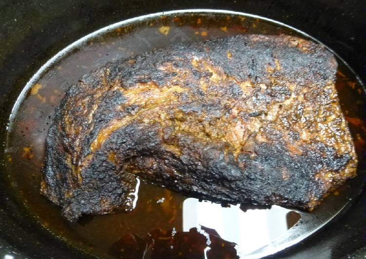 Recipe of Super Quick Homemade Lee&#39;s Hickory Smoked Whole Beef Brisket