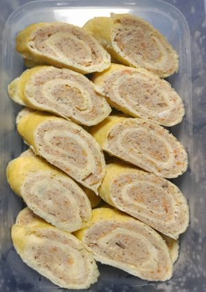 Foto resep Chicken Egg Roll (MPASI 12 bulan +)