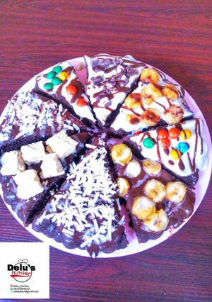 A picture of Chocolate pizza.