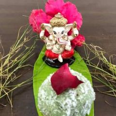 A picture of Paan makhana laddu (modak).