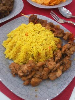 صورة لوصفة رز بسمتي بالخضار