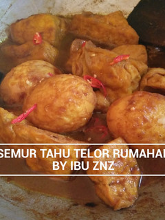 Foto resep Semur Tahu Telor Rumahan